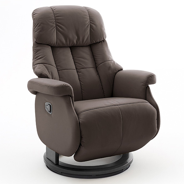 Calgary Comfort L Fotel relax brązowy/czarny
